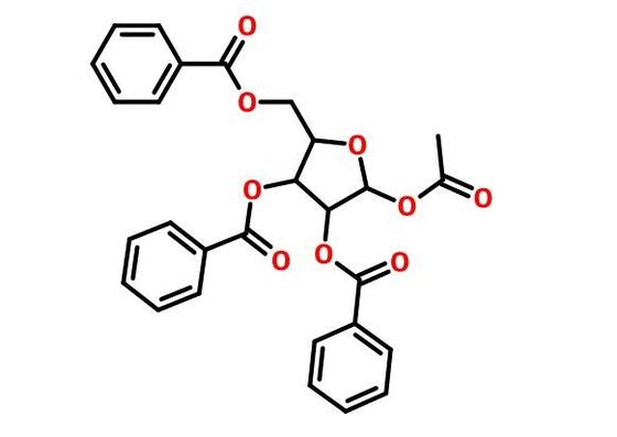 China Reinigen Sie pharmazeutische Rohstoffe Beta- D - Ribofuranose 1 - Azetat 2,3,5 - Tribenzoate fournisseur